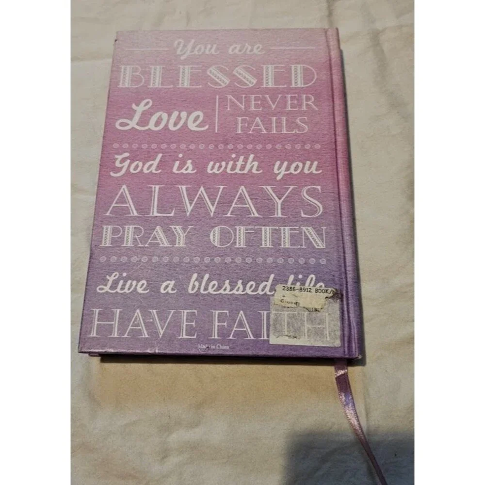 This Christian Art Gifts journal Purple lined Hardcover Ombre